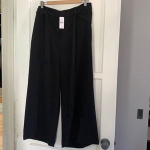 NWT- Loft Outlet Tie-Waist Wide Leg Pants